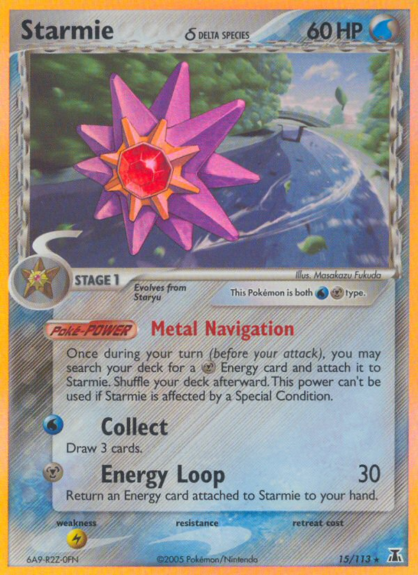 Starmie (15/113) (Delta Species) [EX: Delta Species] | Card Merchant Takapuna