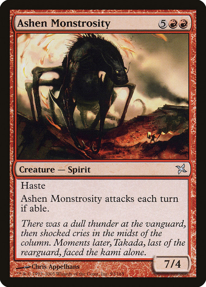 Ashen Monstrosity [Betrayers of Kamigawa] | Card Merchant Takapuna