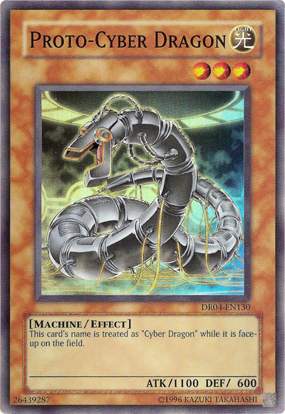 Proto-Cyber Dragon [DR04-EN130] Super Rare | Card Merchant Takapuna