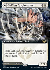 Selfless Glyphweaver // Deadly Vanity (Extended Art) [Strixhaven: School of Mages] | Card Merchant Takapuna