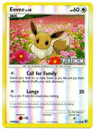 Eevee (62/100) [Burger King Promos: 2009 Collection] | Card Merchant Takapuna