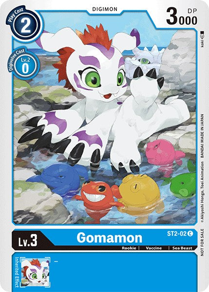 Gomamon [ST2-02] (Official Tournament Pack Vol.3) [Starter Deck: Cocytus Blue Promos] | Card Merchant Takapuna