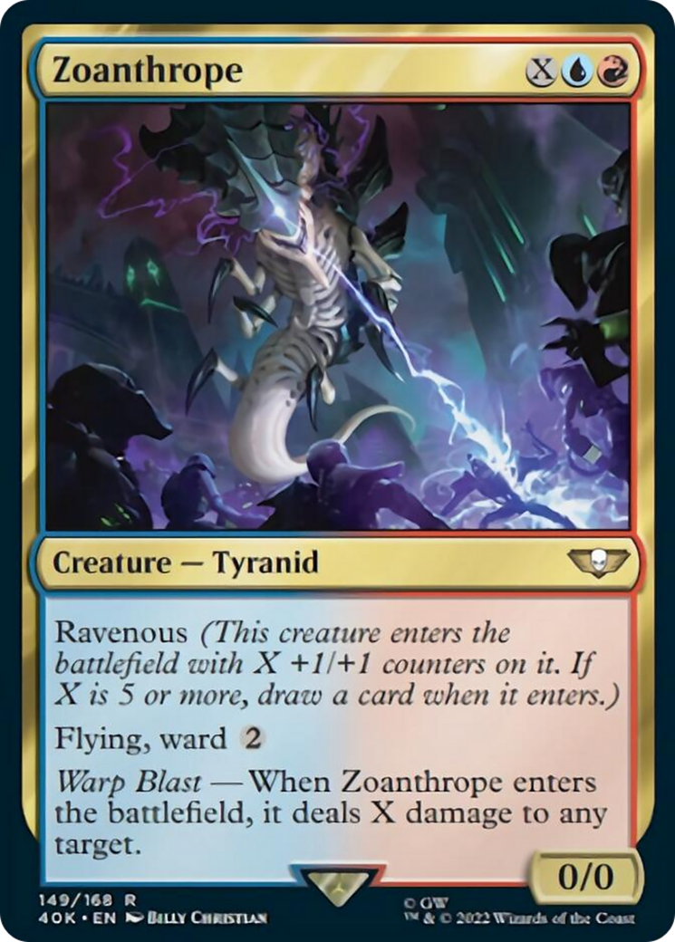 Zoanthrope (Surge Foil) [Warhammer 40,000] | Card Merchant Takapuna