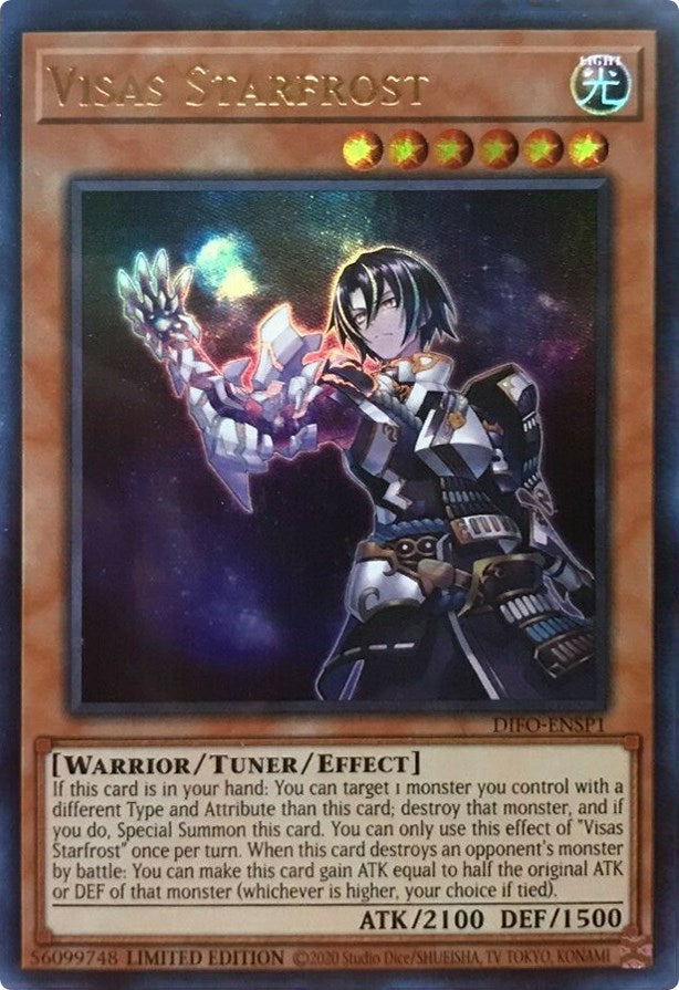 Visas Starfrost [DIFO-ENSP1] Ultra Rare | Card Merchant Takapuna