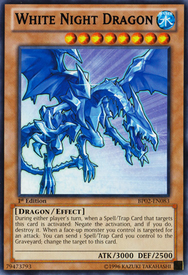 White Night Dragon [BP02-EN083] Mosaic Rare | Card Merchant Takapuna