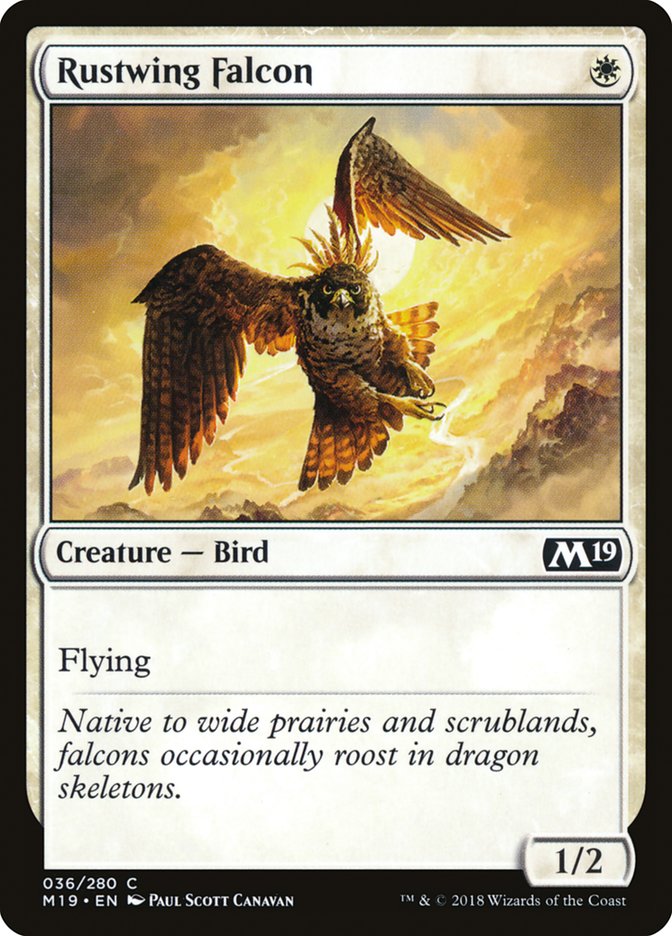 Rustwing Falcon [Core Set 2019] | Card Merchant Takapuna