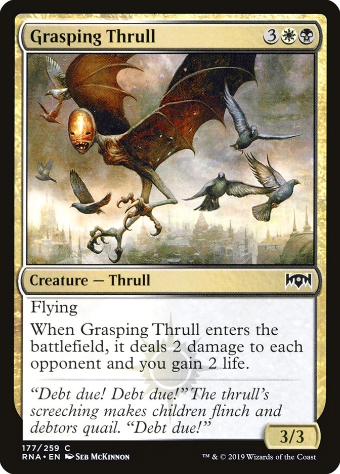 Grasping Thrull [Ravnica Allegiance] | Card Merchant Takapuna