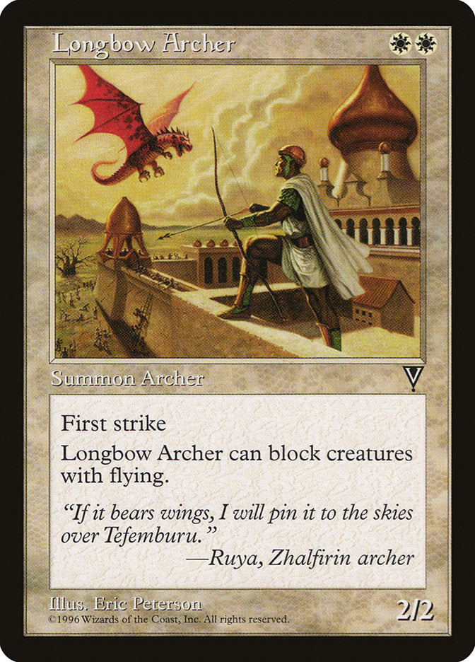 Longbow Archer [Visions] | Card Merchant Takapuna