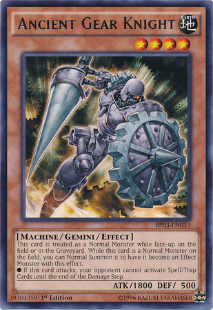 Ancient Gear Knight [BP03-EN033] Rare | Card Merchant Takapuna