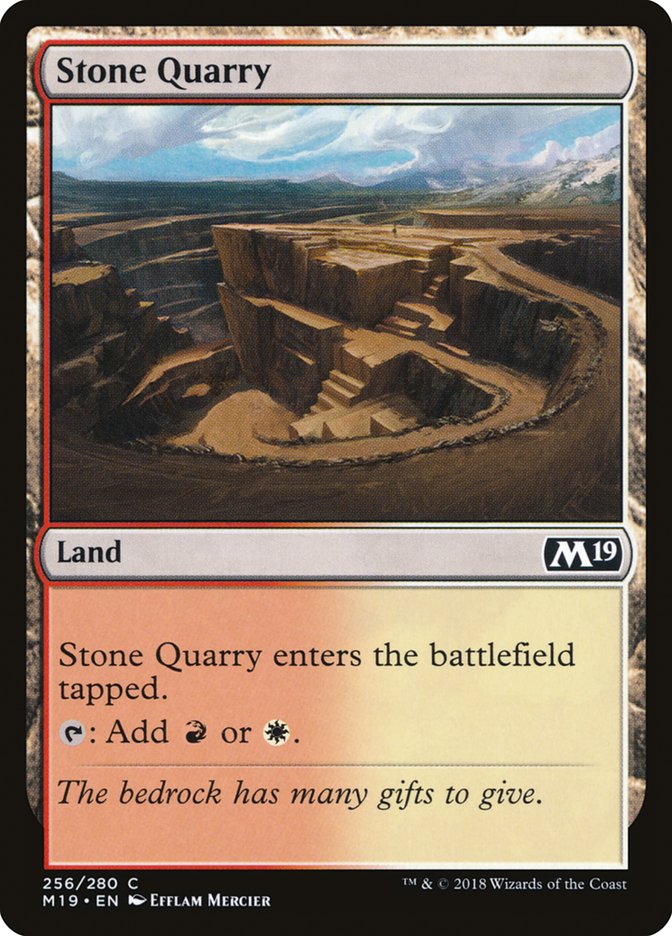 Stone Quarry [Core Set 2019] | Card Merchant Takapuna