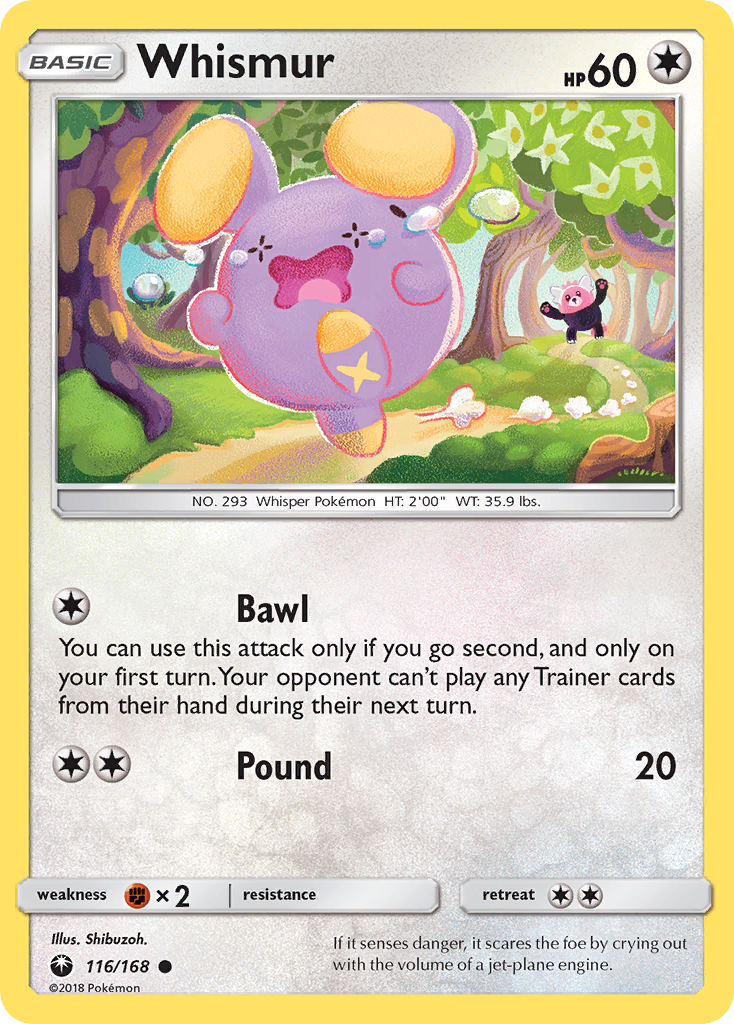 Whismur (116/168) [Sun & Moon: Celestial Storm] | Card Merchant Takapuna