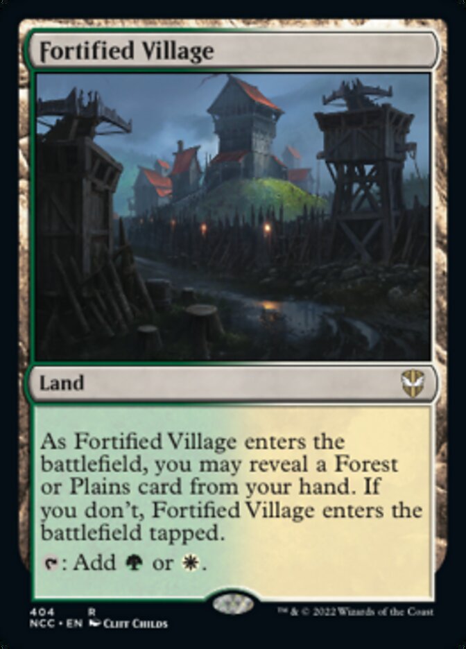 Fortified Village [Streets of New Capenna Commander] | Card Merchant Takapuna