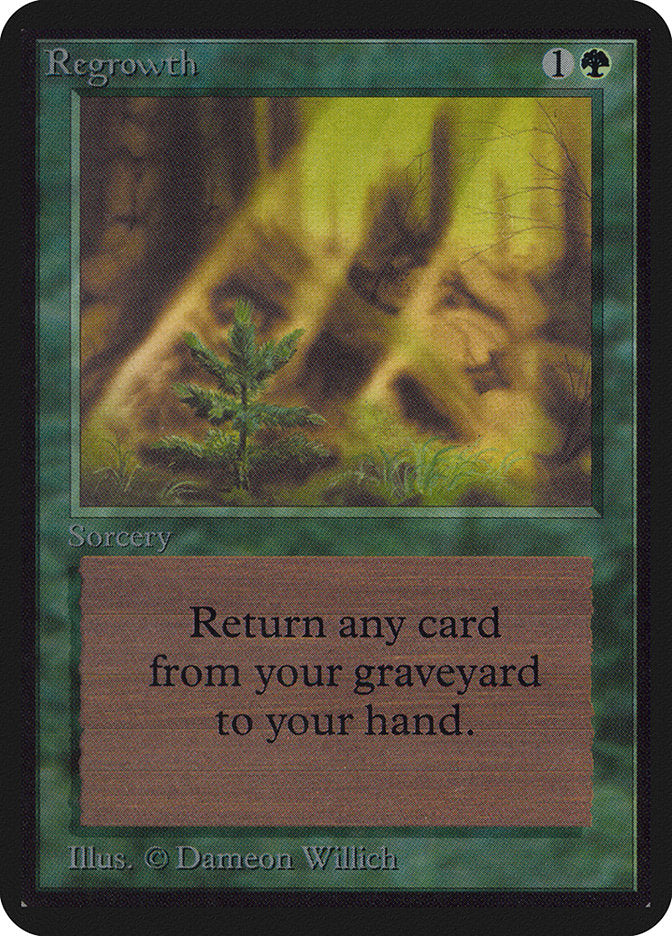 Regrowth [Alpha Edition] | Card Merchant Takapuna