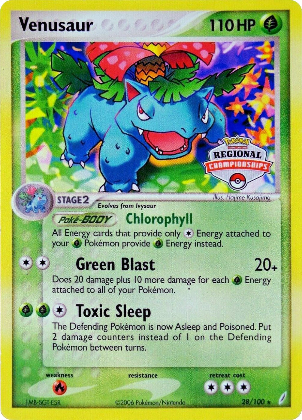 Venusaur (28/100) (Regional Championship Promo) [EX: Crystal Guardians] | Card Merchant Takapuna