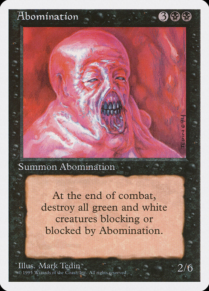 Abomination [Fourth Edition] | Card Merchant Takapuna