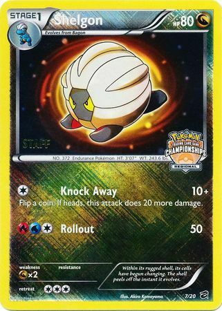 Shelgon (7/20) (Regional Championship Promo Staff) [Black & White: Dragon Vault] | Card Merchant Takapuna