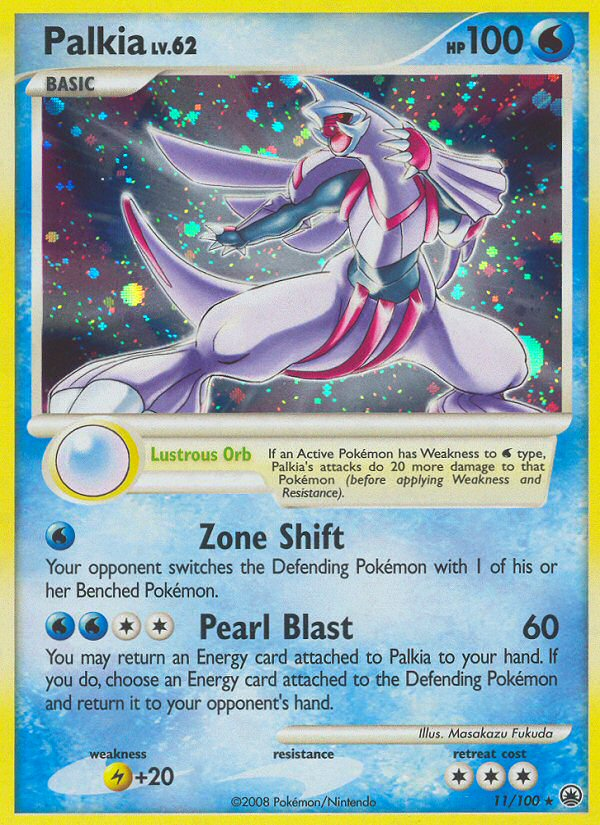 Palkia (11/100) [Diamond & Pearl: Majestic Dawn] | Card Merchant Takapuna