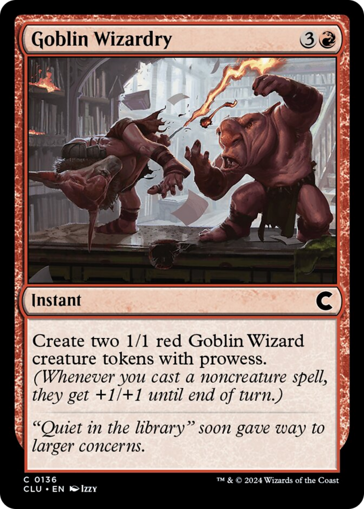 Goblin Wizardry [Ravnica: Clue Edition] | Card Merchant Takapuna