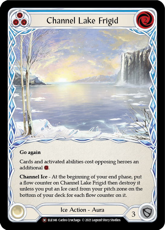 Channel Lake Frigid [U-ELE146] (Tales of Aria Unlimited)  Unlimited Normal | Card Merchant Takapuna