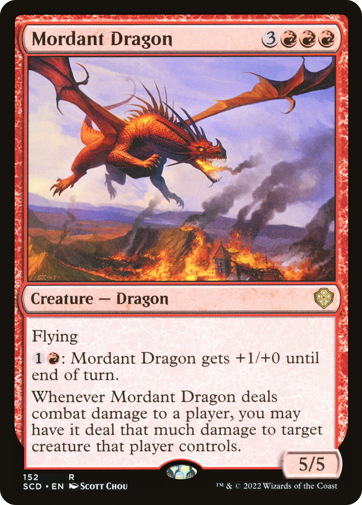 Mordant Dragon [Starter Commander Decks] | Card Merchant Takapuna