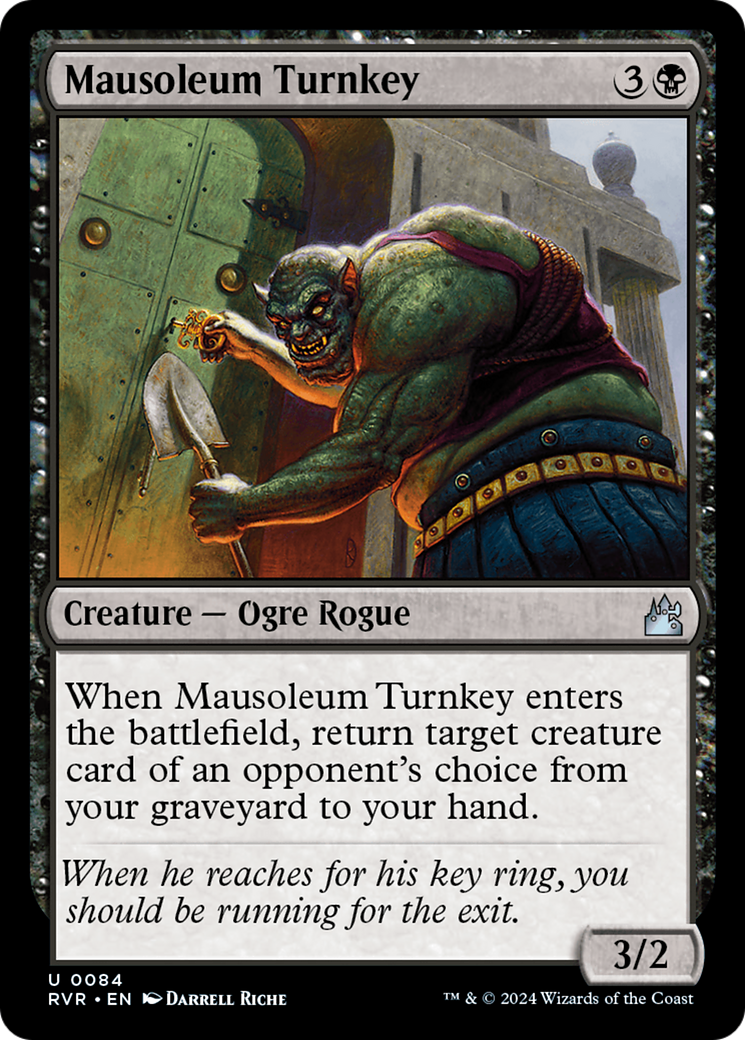 Mausoleum Turnkey [Ravnica Remastered] | Card Merchant Takapuna