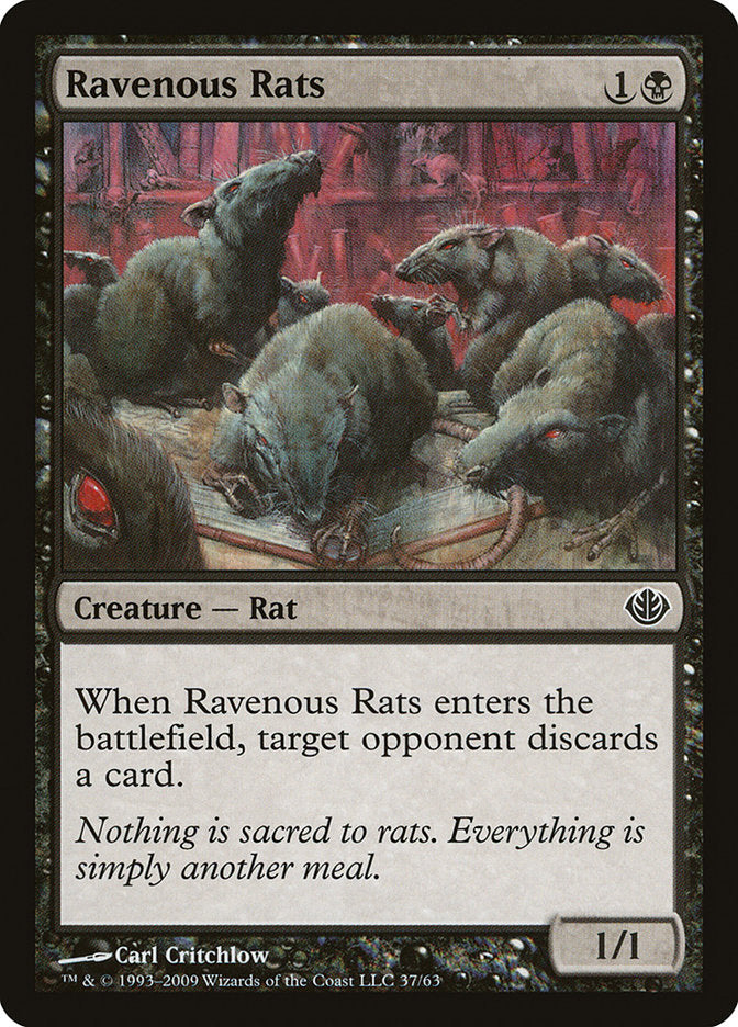 Ravenous Rats [Duel Decks: Garruk vs. Liliana] | Card Merchant Takapuna