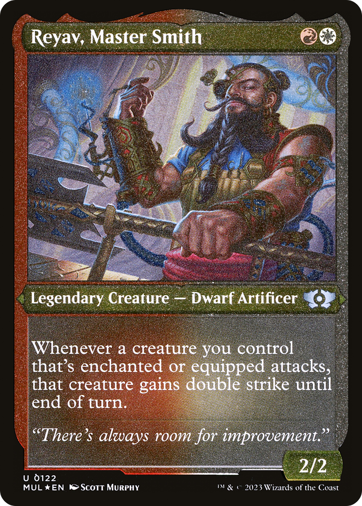 Reyav, Master Smith (Foil Etched) [Multiverse Legends] | Card Merchant Takapuna