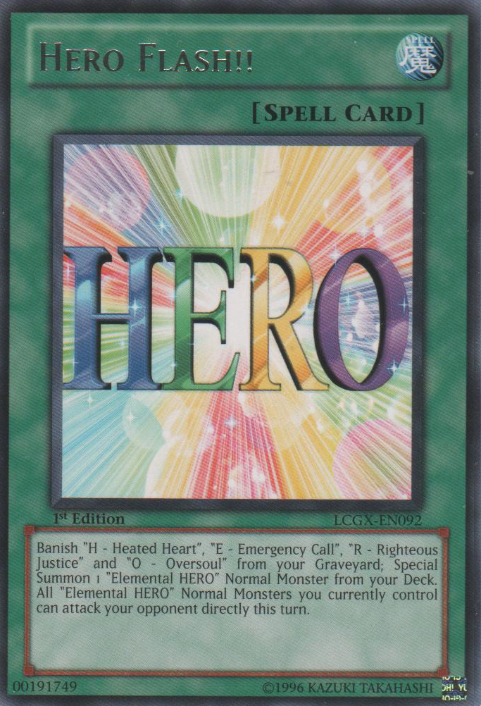 Hero Flash!! [LCGX-EN092] Rare | Card Merchant Takapuna