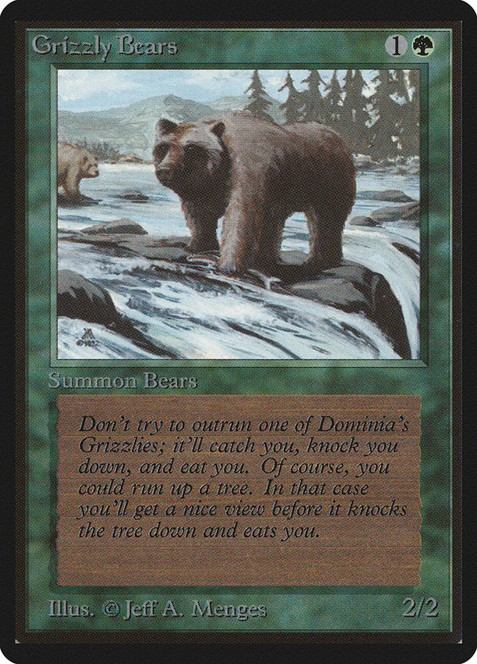 Grizzly Bears [Beta Edition] | Card Merchant Takapuna