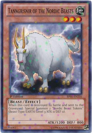 Tanngrisnir of the Nordic Beasts [BP01-EN216] Starfoil Rare | Card Merchant Takapuna