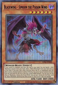 Blackwing - Simoon the Poison Wind (Purple) [LDS2-EN040] Ultra Rare | Card Merchant Takapuna