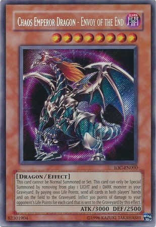 Chaos Emperor Dragon - Envoy of the End [IOC-EN000] Secret Rare | Card Merchant Takapuna