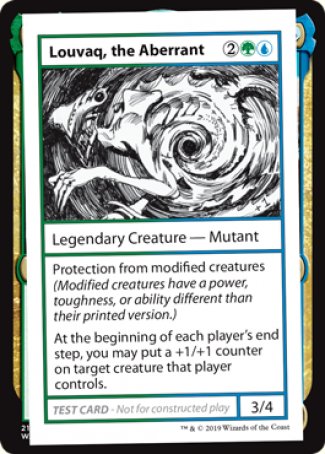 Louvaq, the Aberrant (2021 Edition) [Mystery Booster Playtest Cards] | Card Merchant Takapuna