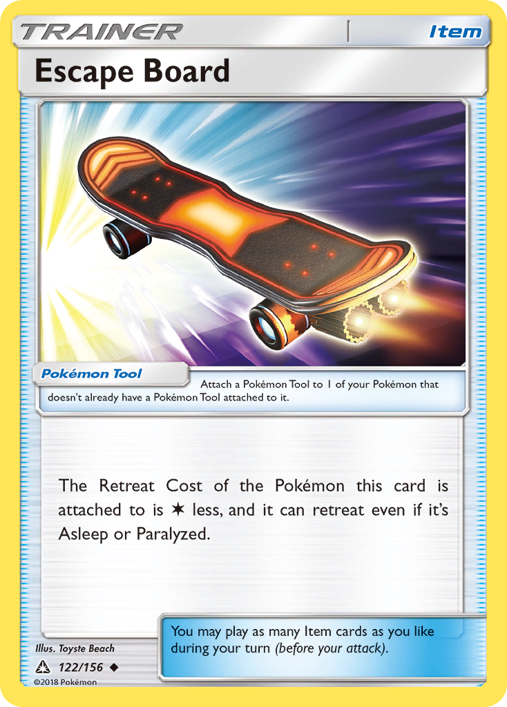 Escape Board (122/156) [Sun & Moon: Ultra Prism] | Card Merchant Takapuna