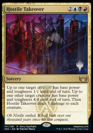 Hostile Takeover (Promo Pack) [Streets of New Capenna Promos] | Card Merchant Takapuna