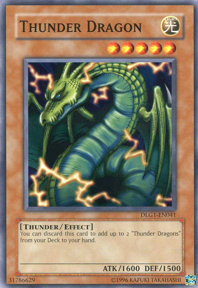 Thunder Dragon [DLG1-EN041] Common | Card Merchant Takapuna