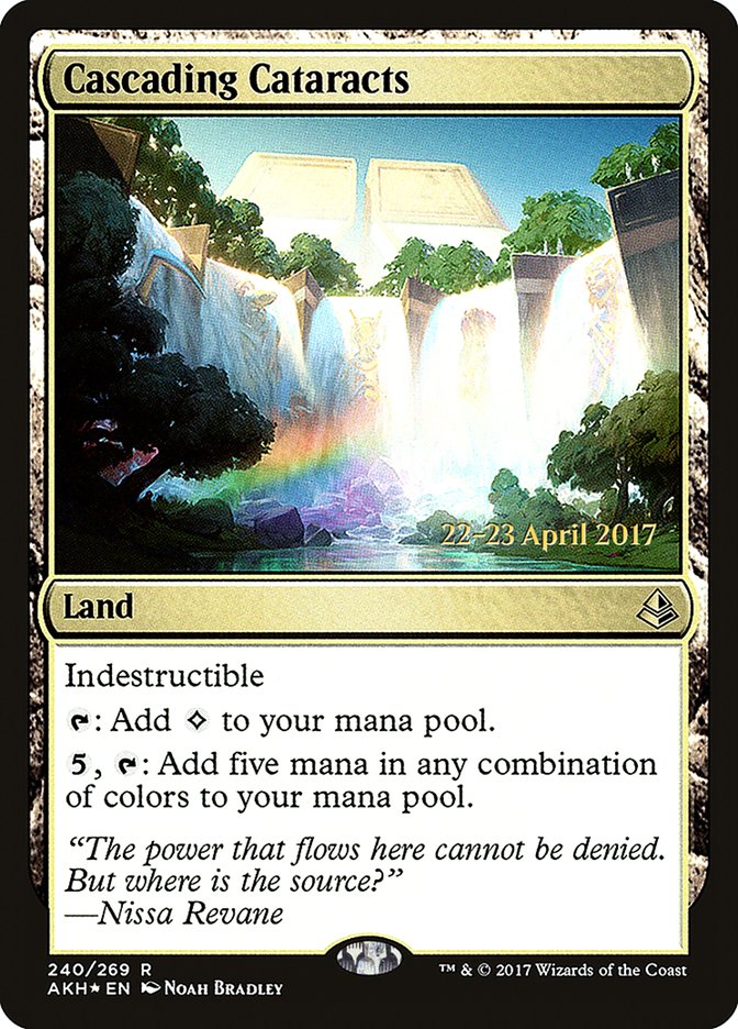 Cascading Cataracts [Amonkhet Prerelease Promos] | Card Merchant Takapuna