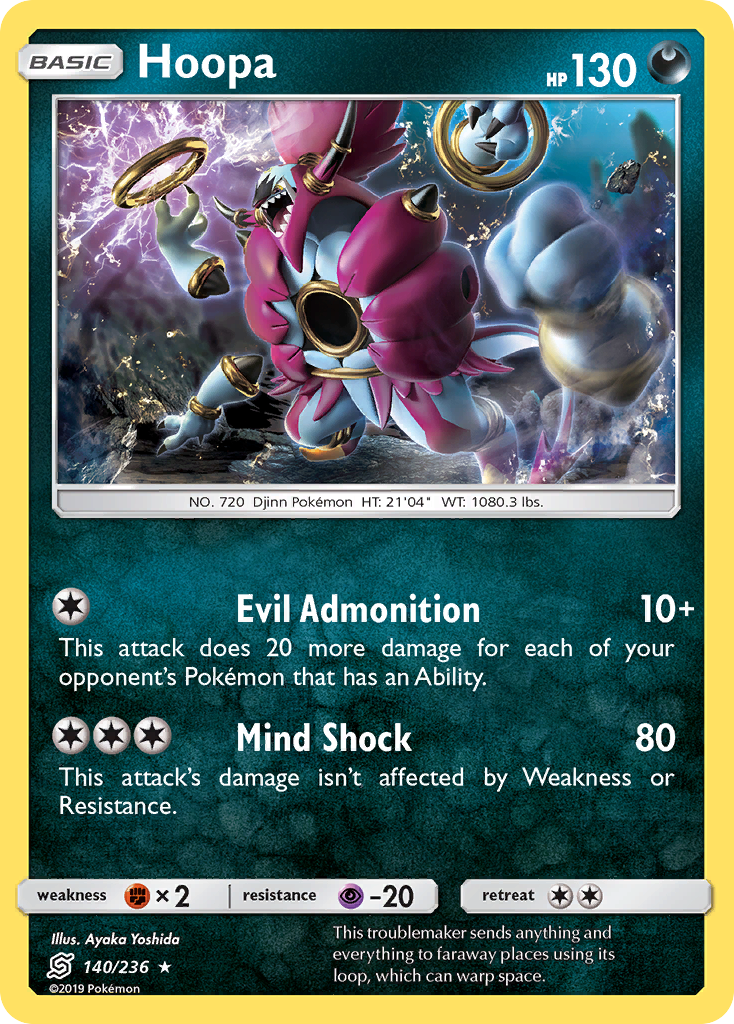 Hoopa (140/236) [Sun & Moon: Unified Minds] | Card Merchant Takapuna