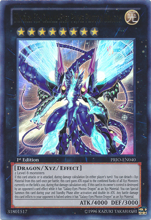 Number 62: Galaxy-Eyes Prime Photon Dragon [PRIO-EN040] Ultra Rare | Card Merchant Takapuna