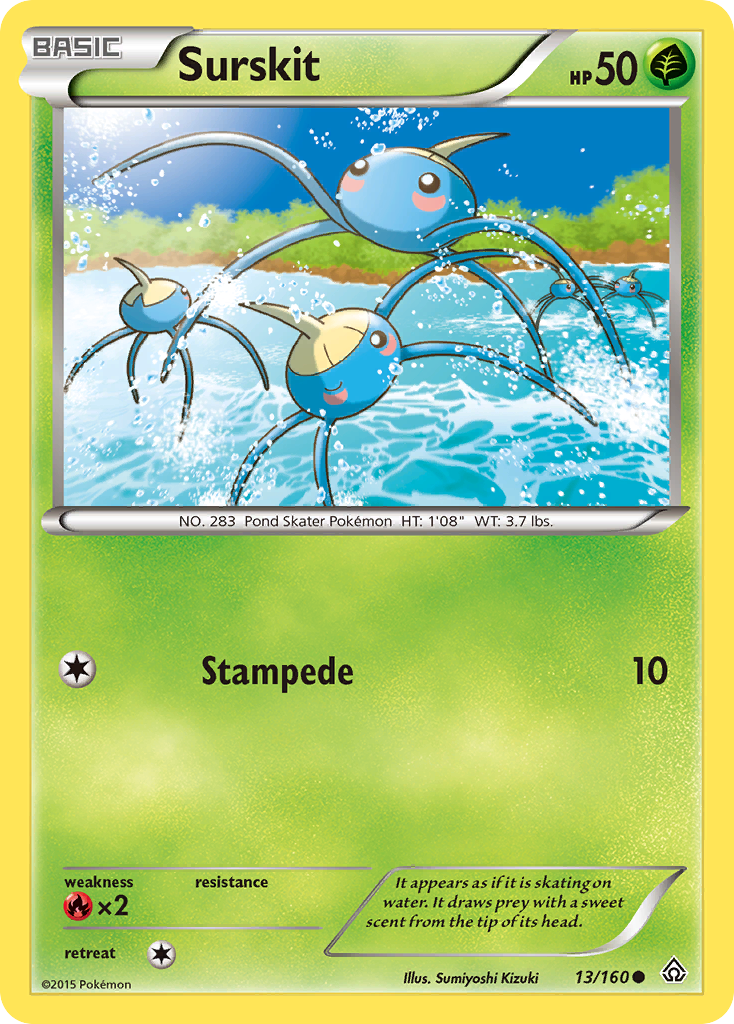 Surskit (13/160) [XY: Primal Clash] | Card Merchant Takapuna