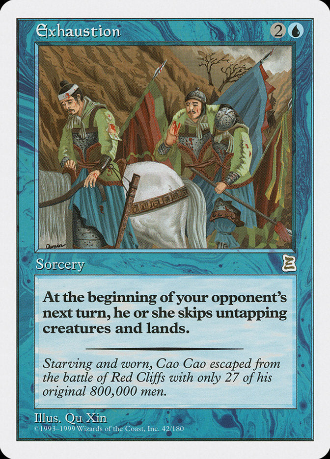 Exhaustion [Portal Three Kingdoms] | Card Merchant Takapuna