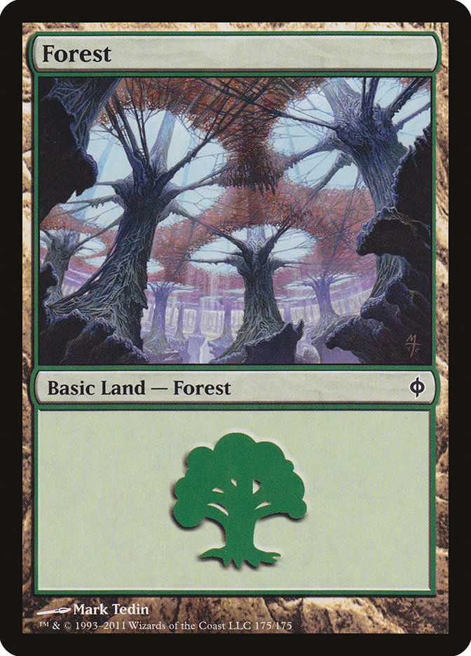 Forest (175) [New Phyrexia] | Card Merchant Takapuna