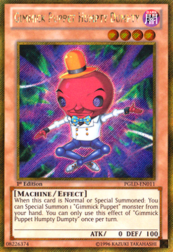 Gimmick Puppet Humpty Dumpty [PGLD-EN011] Gold Secret Rare | Card Merchant Takapuna