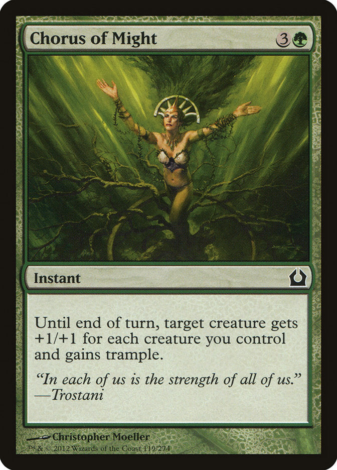 Chorus of Might [Return to Ravnica] | Card Merchant Takapuna