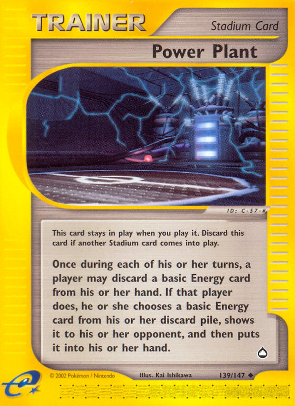 Power Plant (139/147) [Aquapolis] | Card Merchant Takapuna