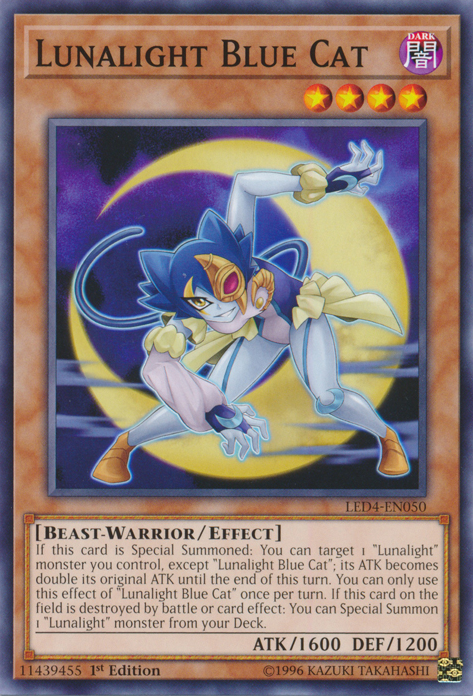 Lunalight Blue Cat [LED4-EN050] Common | Card Merchant Takapuna