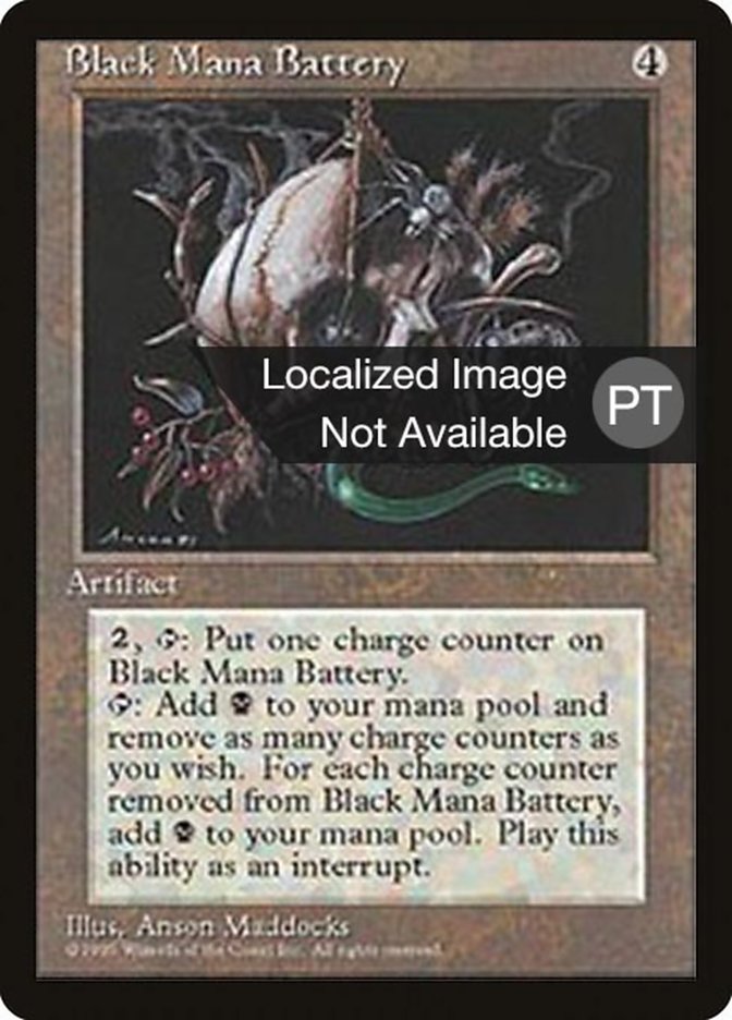 Black Mana Battery [Fourth Edition (Foreign Black Border)] | Card Merchant Takapuna