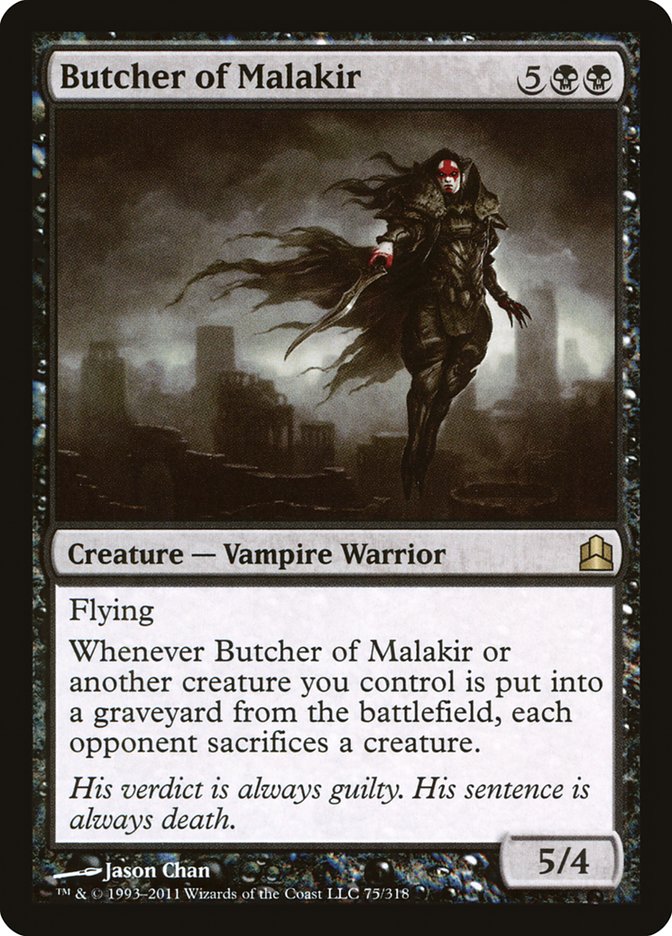 Butcher of Malakir [Commander 2011] | Card Merchant Takapuna