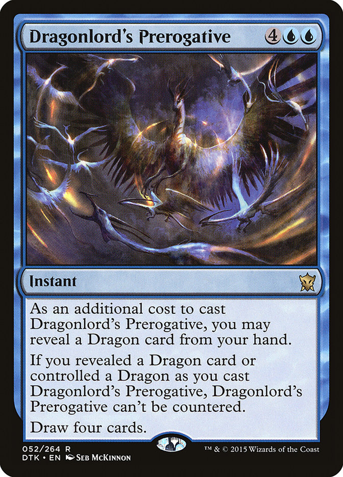 Dragonlord's Prerogative [Dragons of Tarkir] | Card Merchant Takapuna