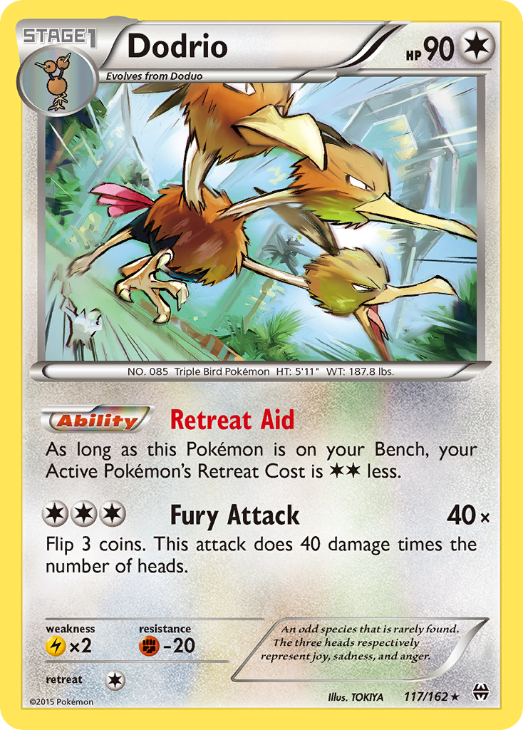 Dodrio (117/162) [XY: BREAKthrough] | Card Merchant Takapuna